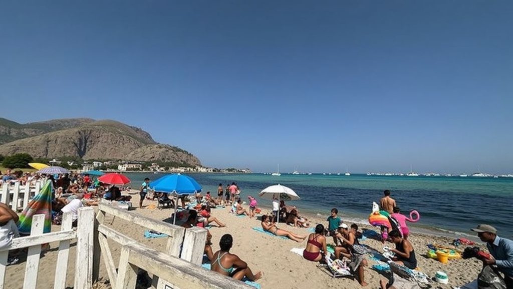 Panorámica completa de Playa de Carini 1, playa de Carini