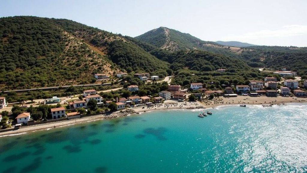 Primer plano de la orilla de Playa de Caronia 2, Caronia