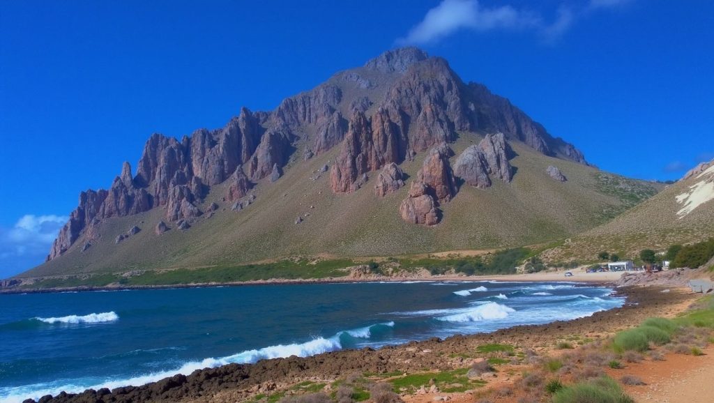 Playa Custonaci 1 desde la arena, Custonaci, Sicilia