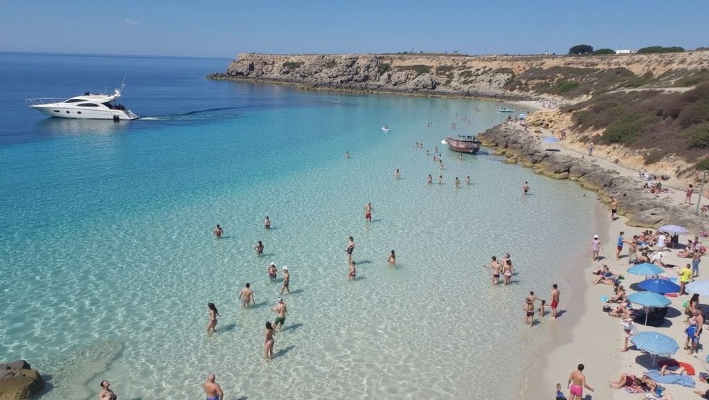 Playa Favignana 6 desde la arena, Favignana, Sicilia