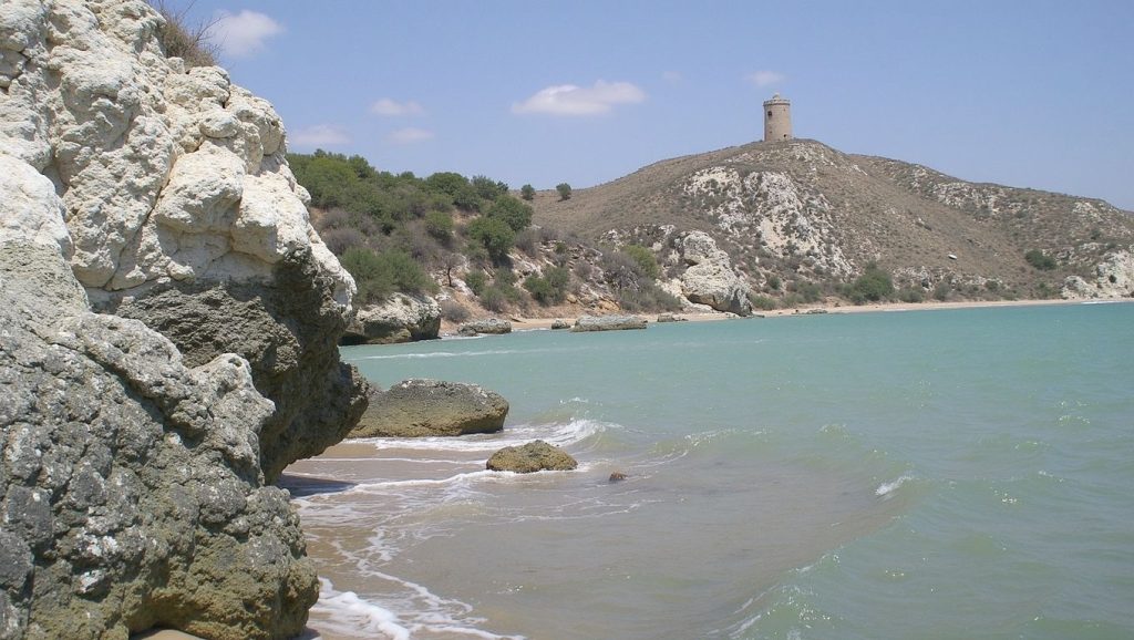 Textura de arena en Gela 3, Gela, Sicilia
