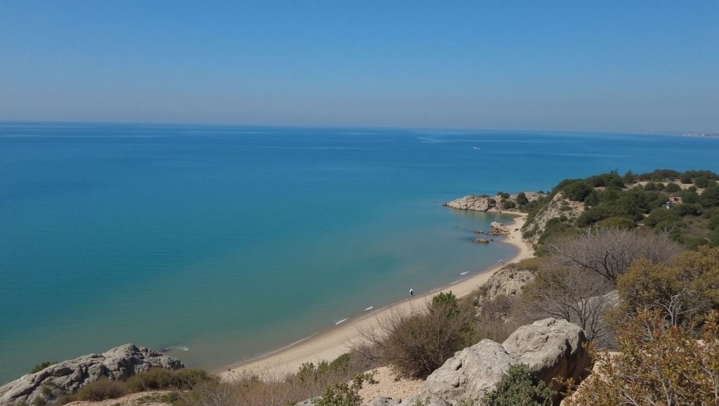 Horizonte desde Playa de Gela 4, Gela, Sicilia