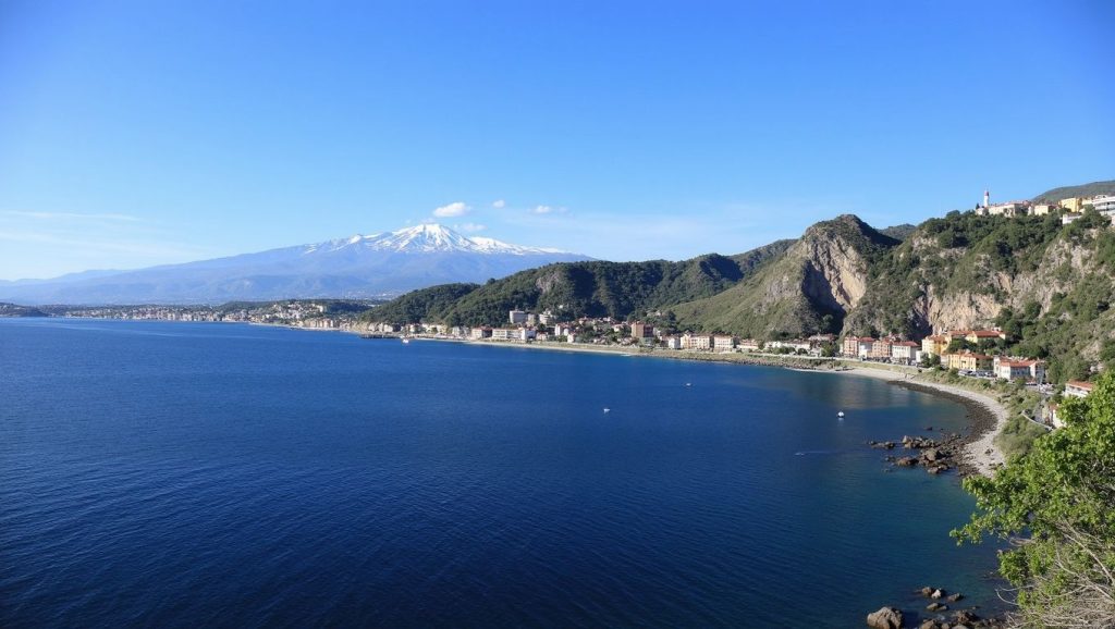 Panorámica completa de Playa de Giardini-Naxos 3, playa de Giardini-Naxos
