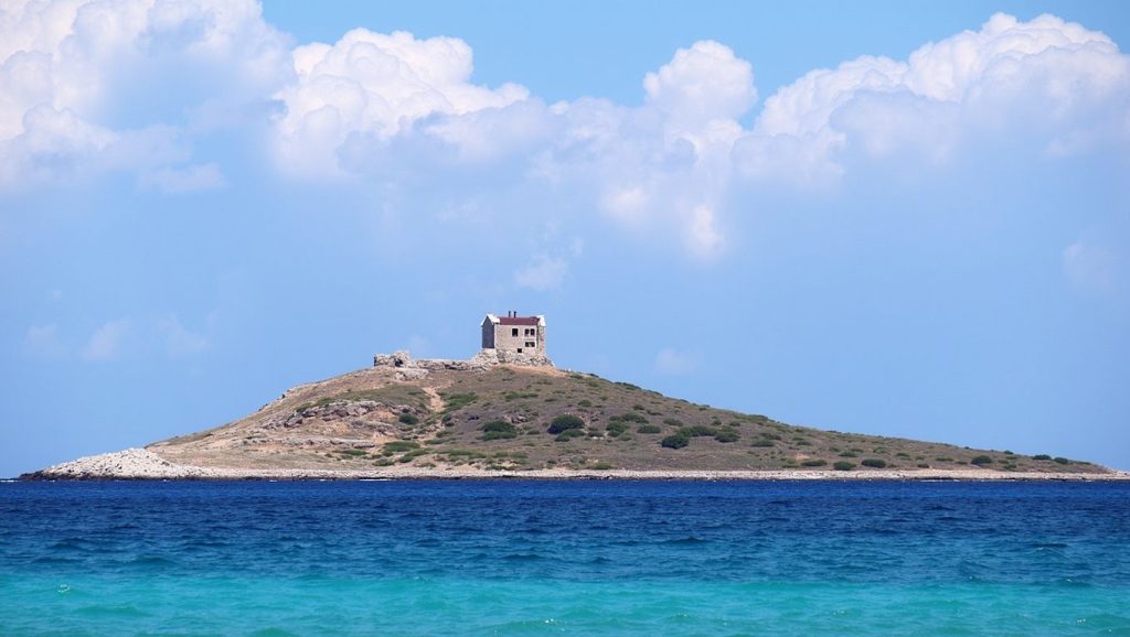 Playa Isola delle Femmine 2 desde la arena, Isola delle Femmine, Sicilia