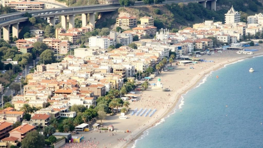 Horizonte desde Playa de Letojanni 2, Letojanni, Sicilia