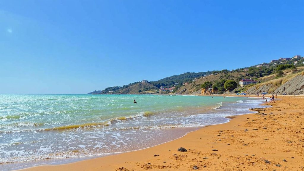 Arena y mar en Playa de Licata 10, Licata, Sicilia