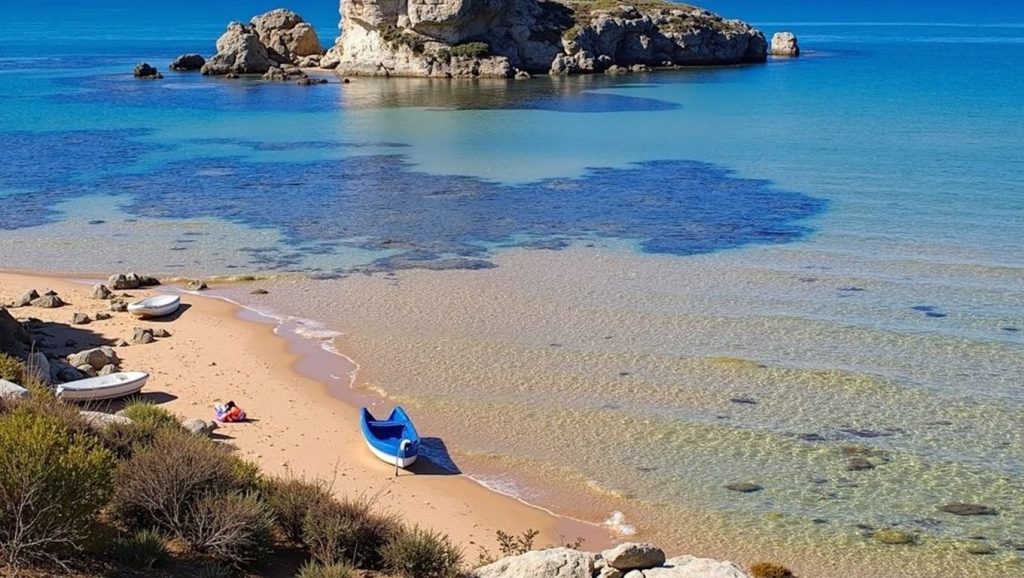 Arena y mar en Playa de Licata 13, Licata, Sicilia
