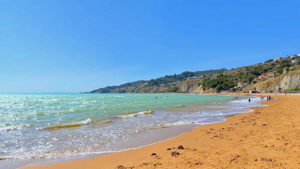 Panorámica de Playa de Licata 9 con cielo despejado, Licata