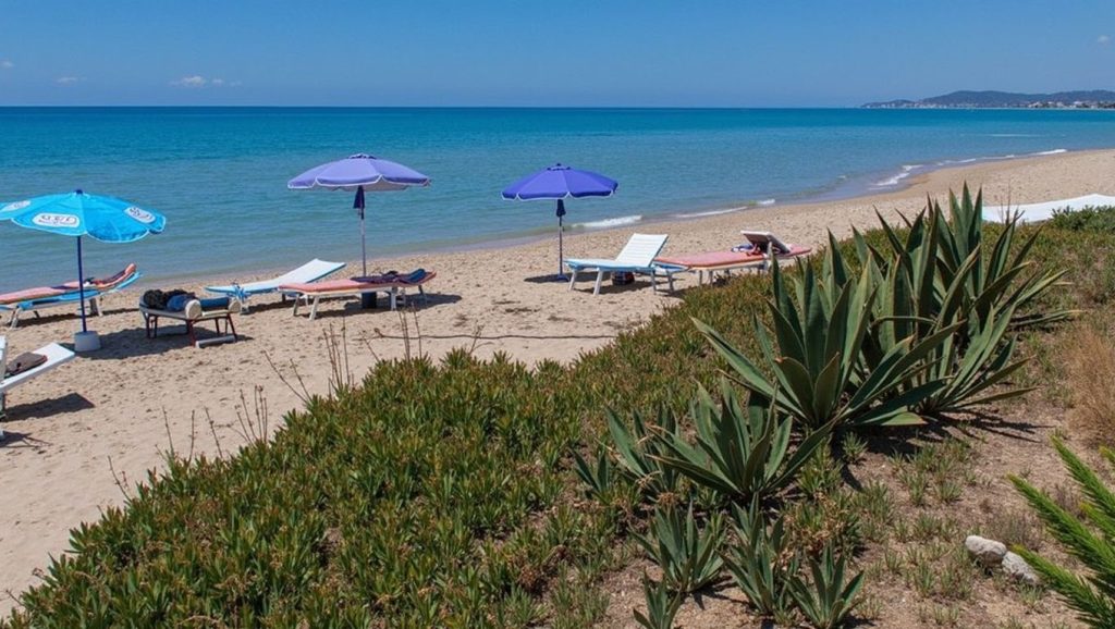Vista amplia de Playa de Menfi 2 en Menfi, Sicilia