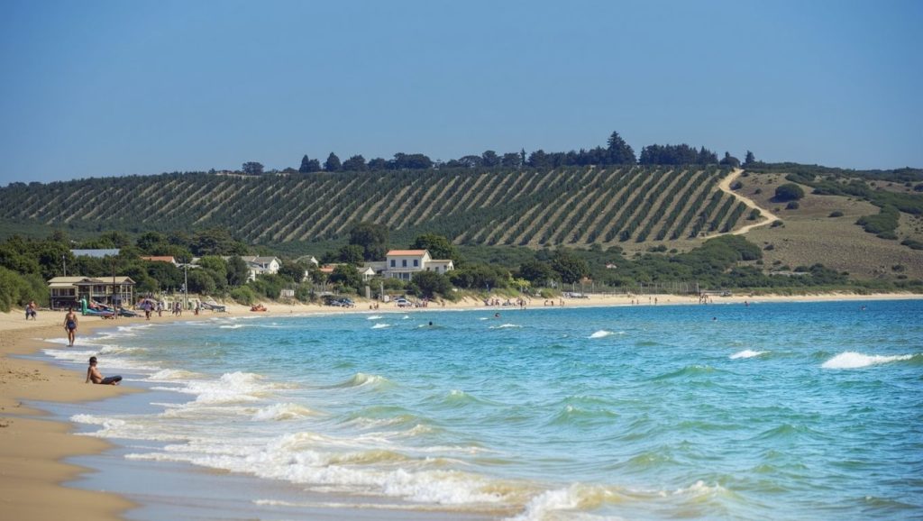 Panorámica de Playa de Menfi 4 con cielo despejado, Menfi