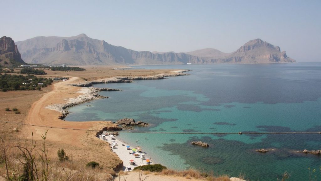Playa Menfi 6 desde la arena, Menfi, Sicilia