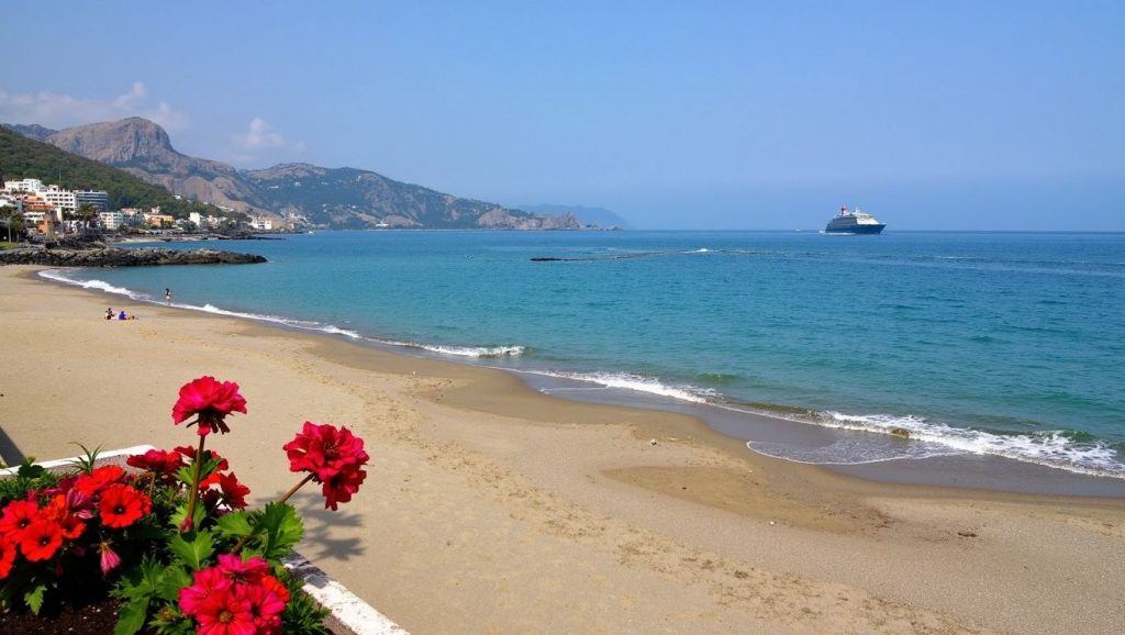 Arena y orilla en Playa de Messina 29, Messina, Sicilia