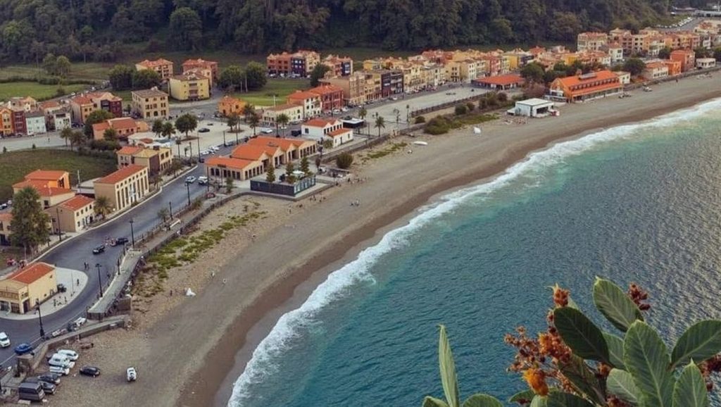 Playa Milazzo 12 desde la arena, Milazzo, Sicilia