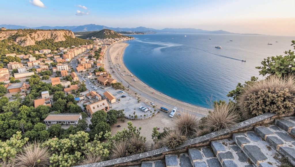 Orilla tranquila de Playa de Milazzo 12, playa de Milazzo