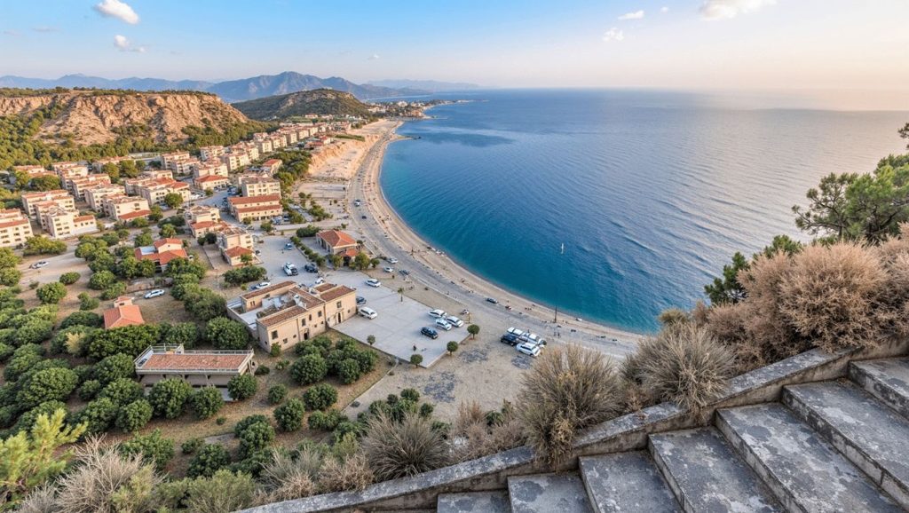 Arena y orilla en Playa de Milazzo 4, Milazzo, Sicilia