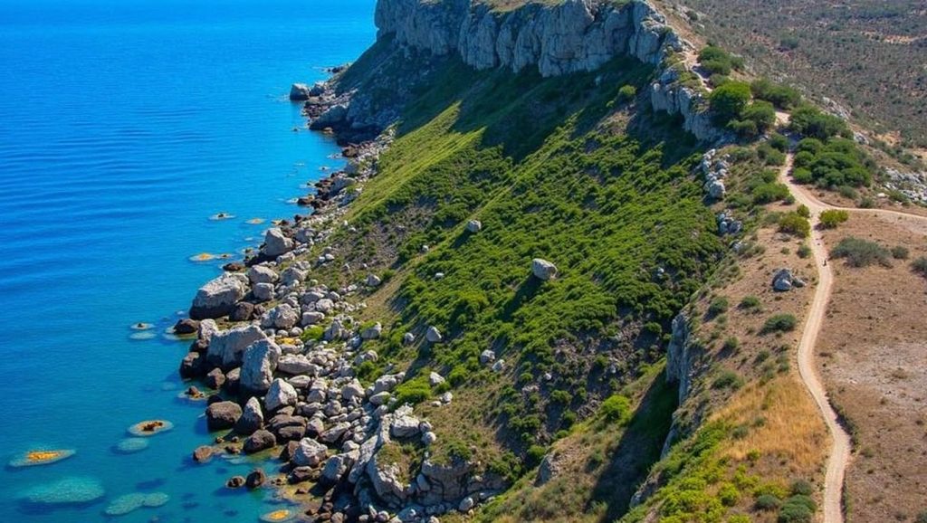 Arena y orilla en Playa de Milazzo 8, Milazzo, Sicilia
