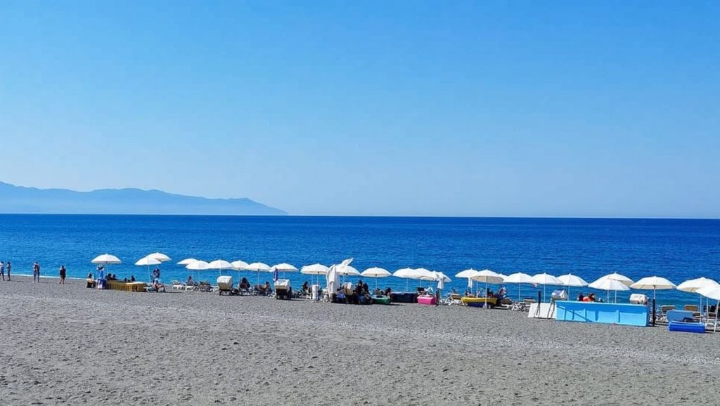 Horizonte desde Playa de Milazzo 9, Milazzo, Sicilia