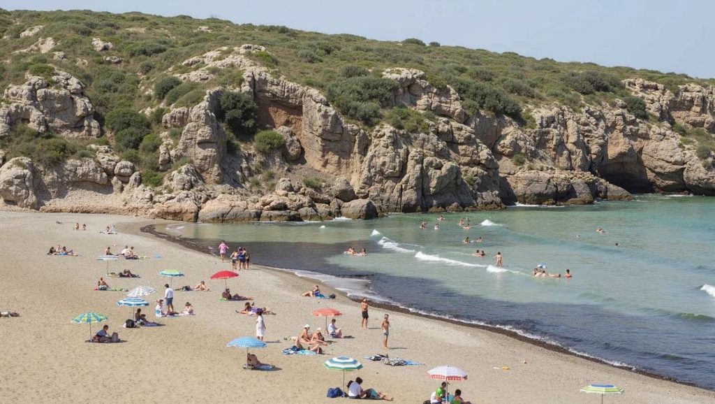 Agua y arena en Playa de Noto 2, Noto