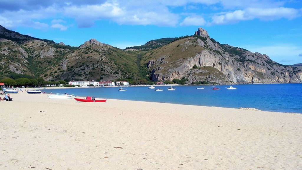 Arena y orilla en Playa de Oliveri 3, Oliveri, Sicilia