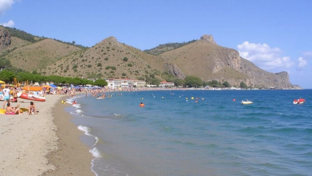 Horizonte desde Playa de Oliveri 5, Oliveri, Sicilia