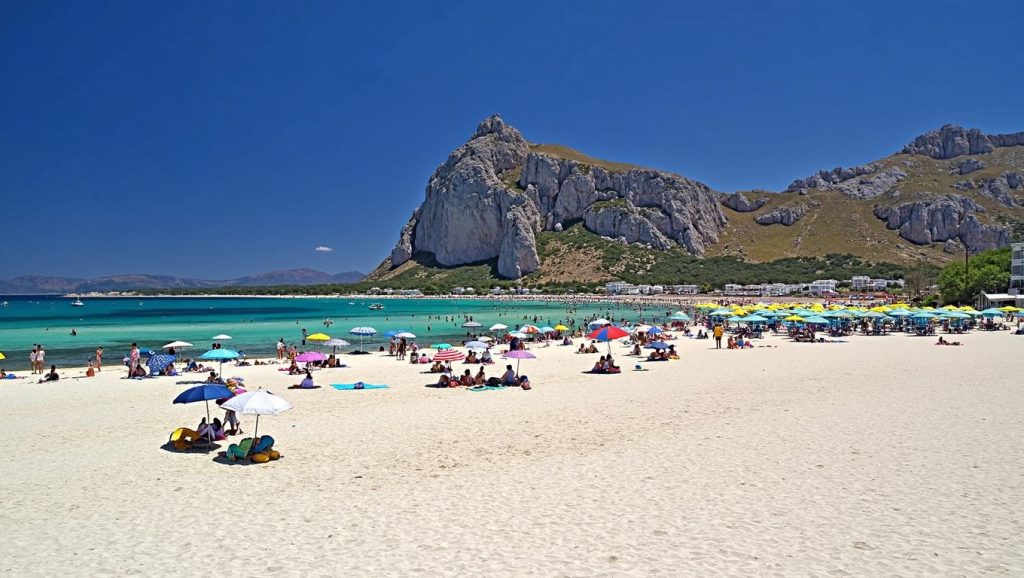 Playa Pace del Mela 1 desde la arena, Pace del Mela, Sicilia