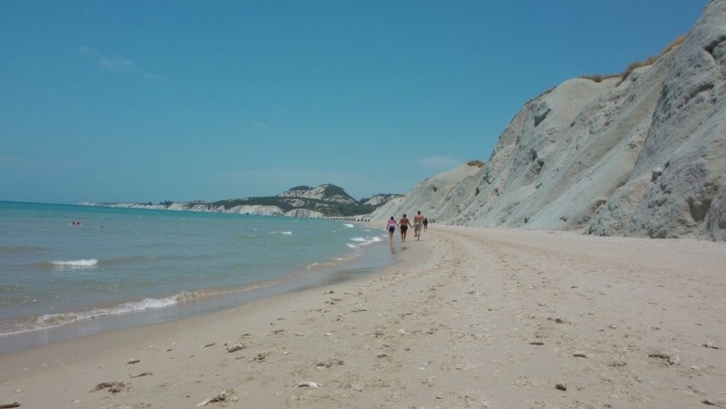 Costa de Pace del Mela desde Playa de Pace del Mela 1, Sicilia