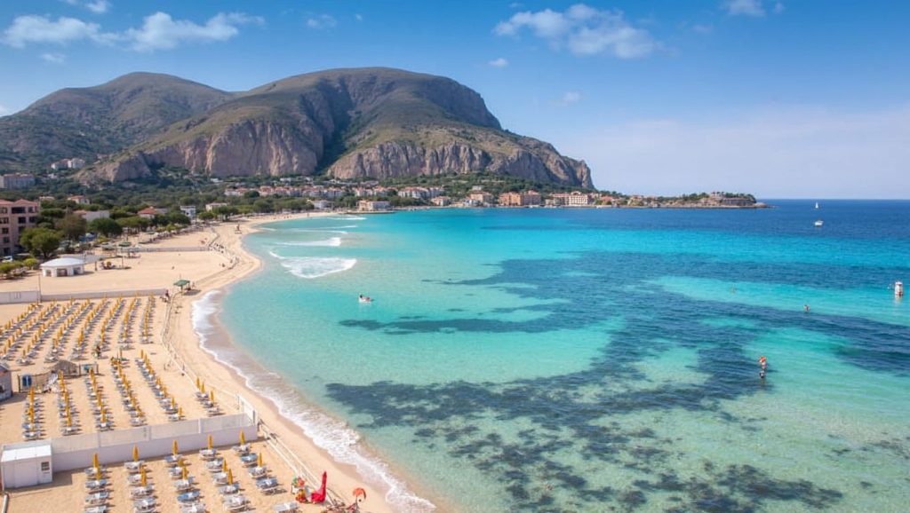 Acceso a Playa de Palermo 1 desde el aparcamiento, Palermo