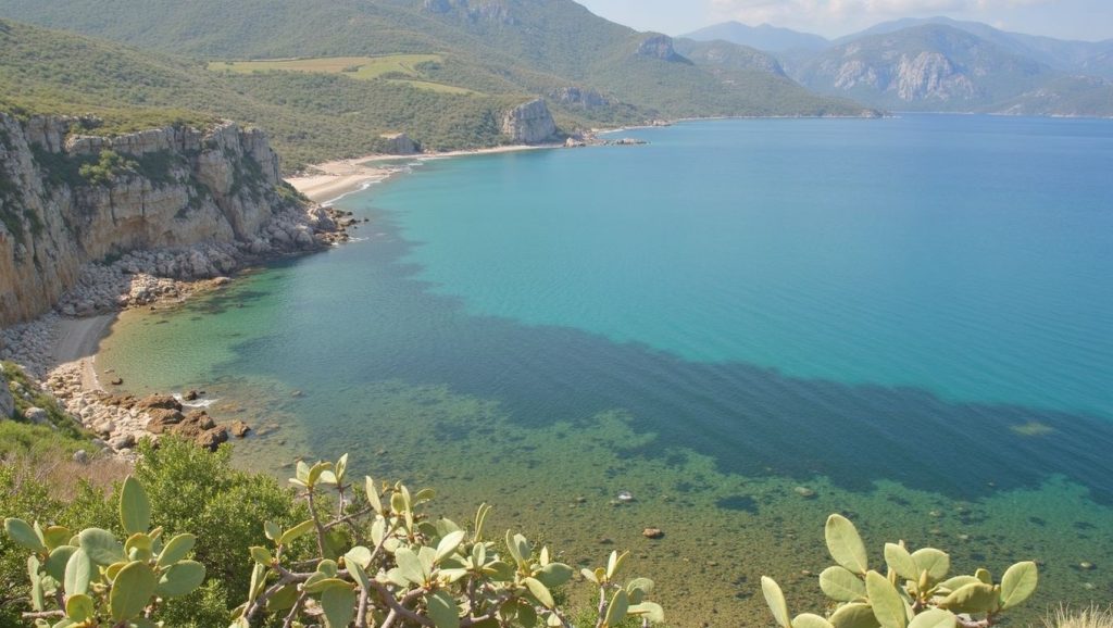 Arena y mar en Playa de Pollina 1, Pollina, Sicilia