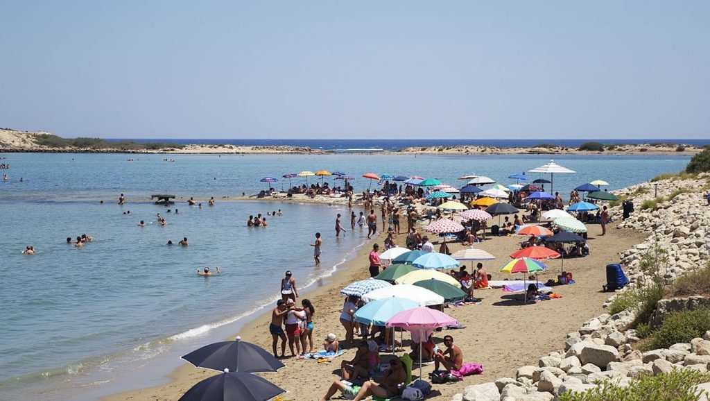 Oleaje en la orilla de Playa de Portopalo di Capo Passero 1, costa de Portopalo di Capo Passero