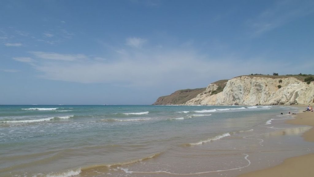 Panorámica de Playa de Realmonte 4 con cielo despejado, Realmonte