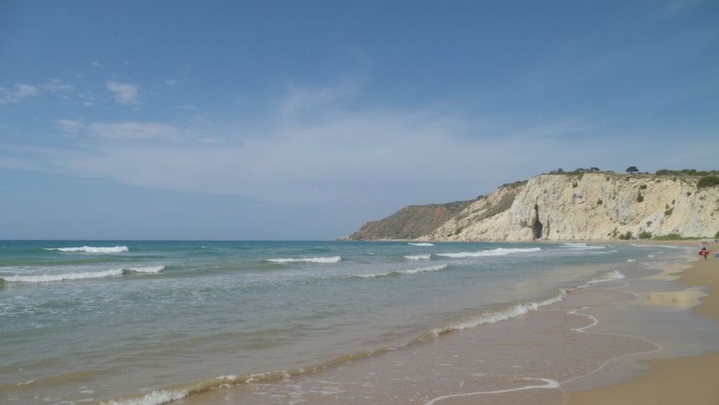 Vista de Playa de Realmonte 5 desde la orilla, Realmonte