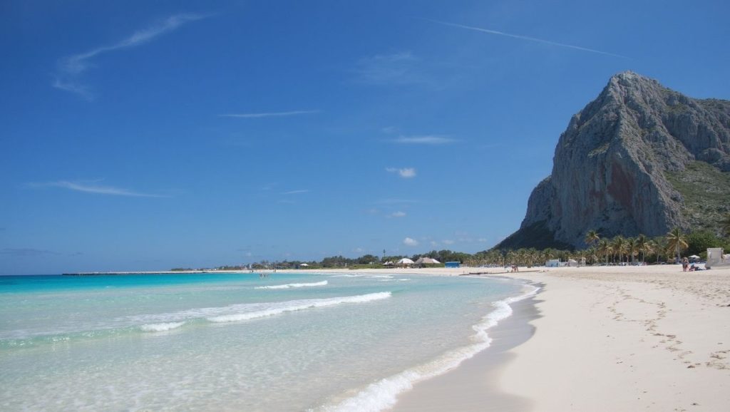 Vista de Playa de San Vito Lo Capo 3 desde la orilla, San Vito Lo Capo