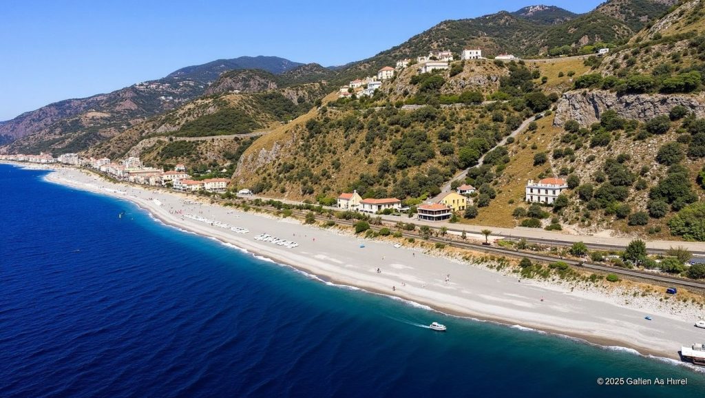 Playa Scaletta Zanclea 14 desde la arena, Scaletta Zanclea, Sicilia
