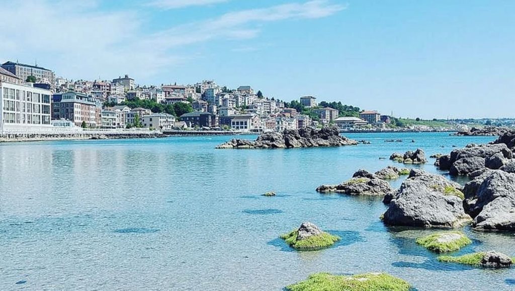 Playa Sciacca 2 desde la arena, Sciacca, Sicilia