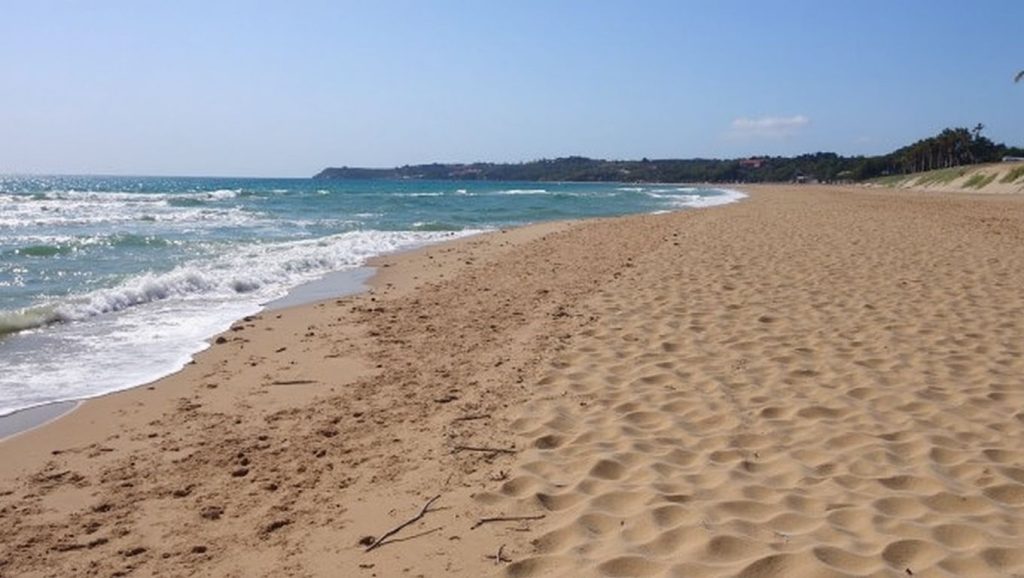 Detalle del agua en Playa de Siculiana 1, Siculiana, Sicilia