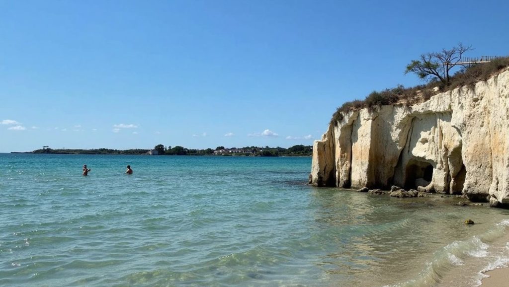 Detalle del agua en Playa de Siracusa 18, Siracusa, Sicilia