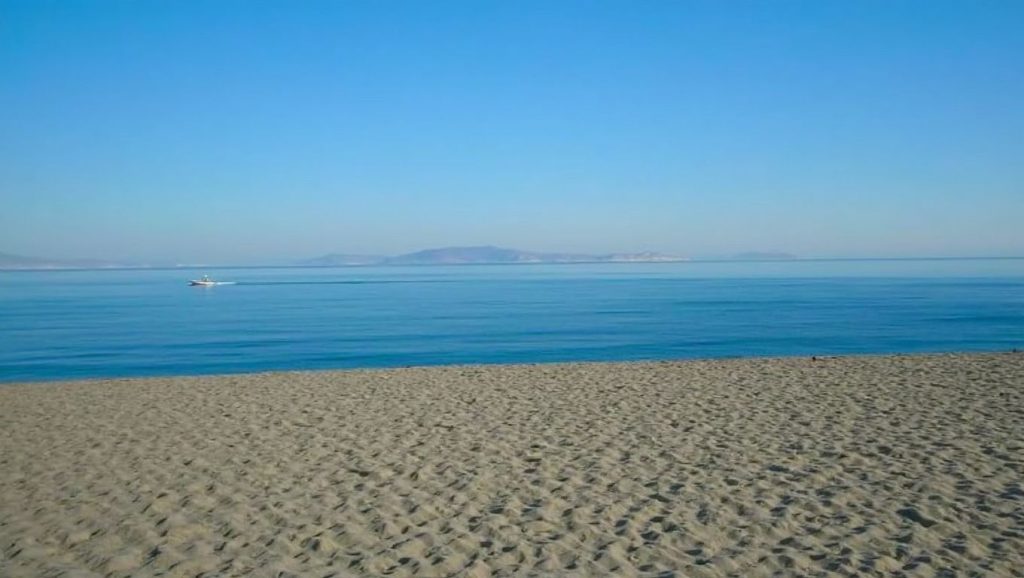 Arena y orilla en Playa de Terme Vigliatore 1, Terme Vigliatore, Sicilia