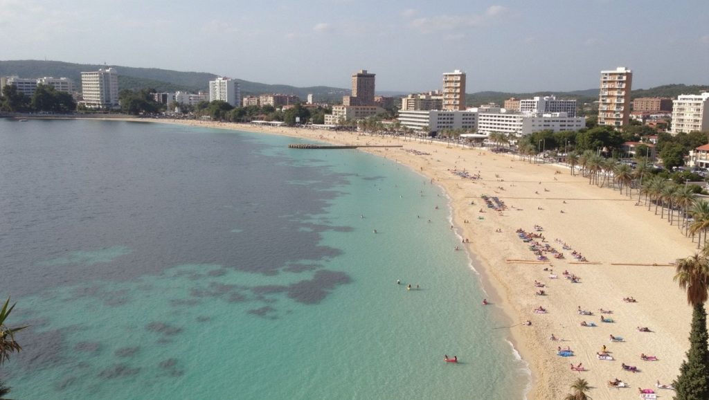 Agua y arena en Playa de Torrenova 2, Torrenova