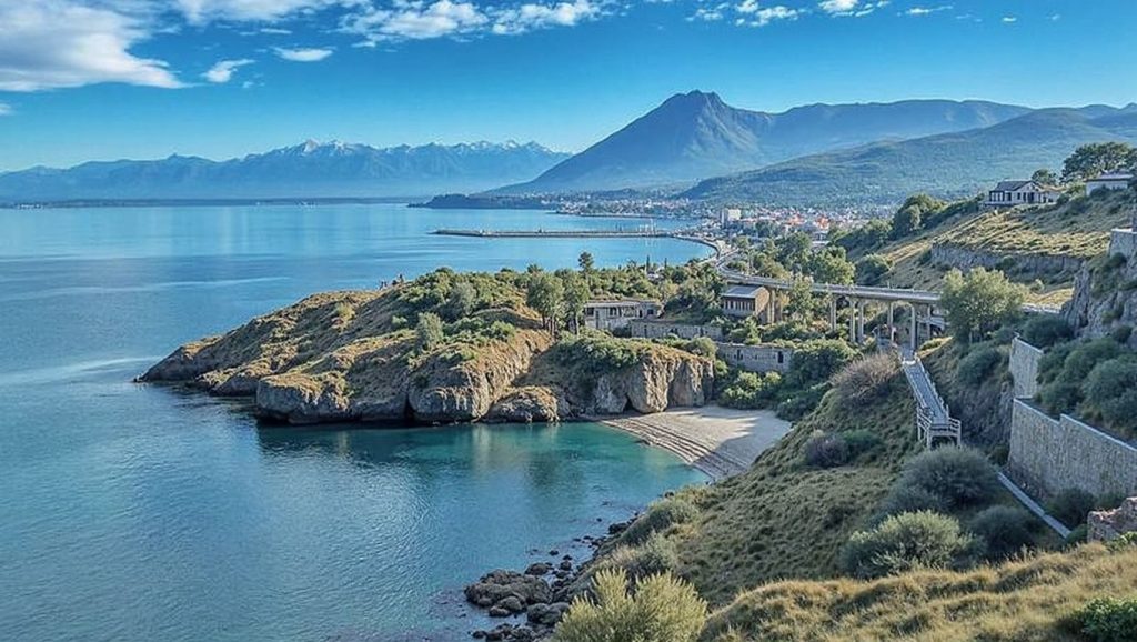 Horizonte desde Playa de Trabia 2, Trabia, Sicilia