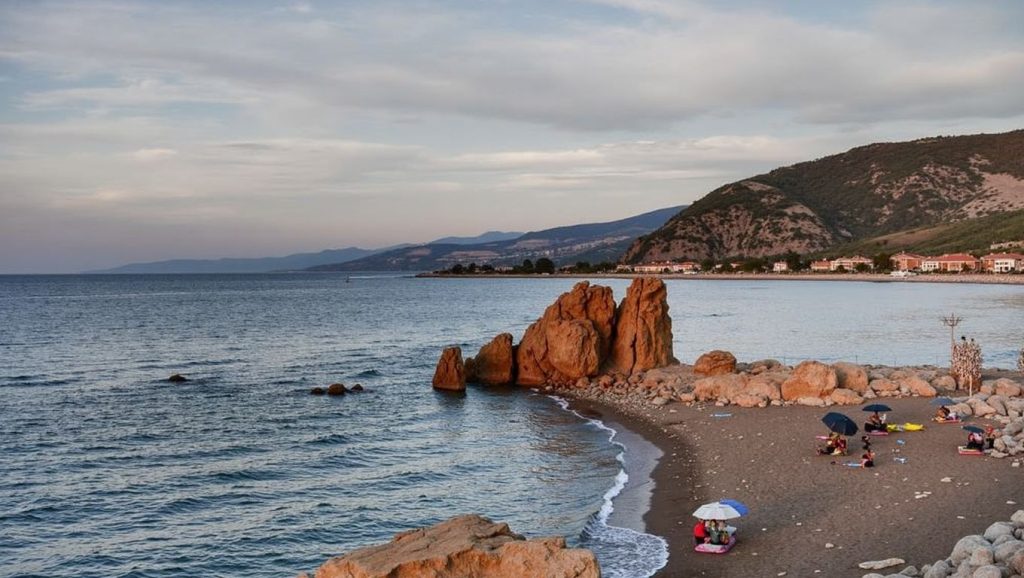 Vista del litoral en Playa de Tusa 2, Tusa