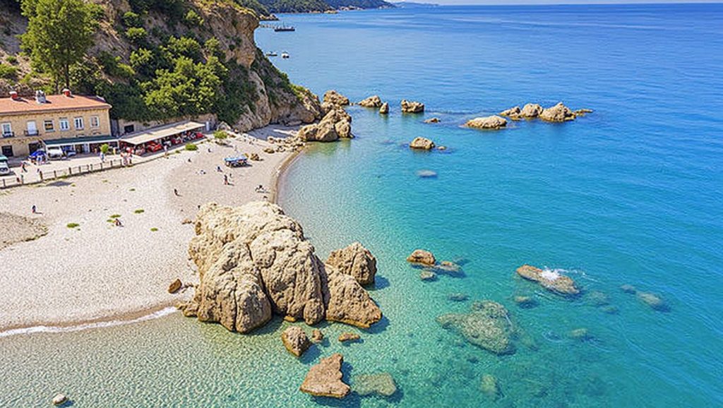 Arena y orilla en Playa de Tusa 6, Tusa, Sicilia
