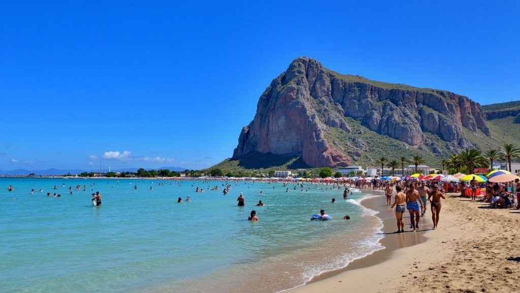 Agua y arena en Playa de Venetico 1, Venetico