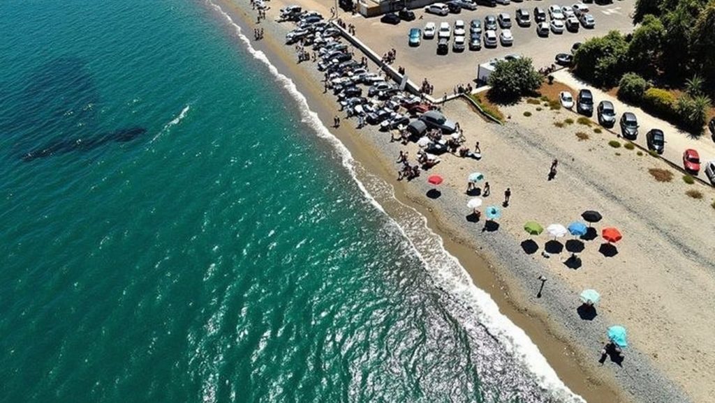 Vista del litoral en Playa de Venetico 1, Venetico