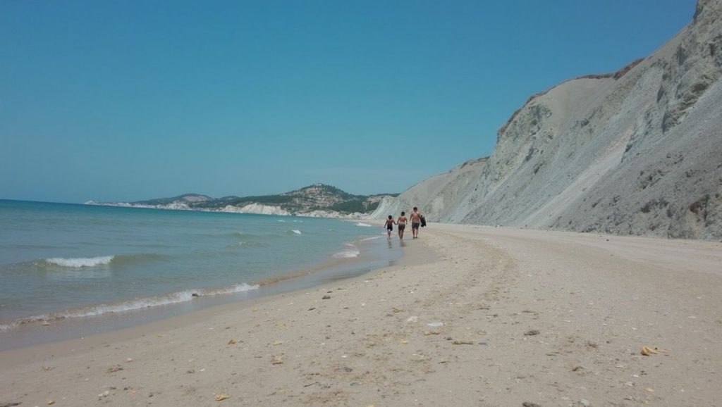 Panorámica completa de Playa de Vittoria 6, playa de Vittoria