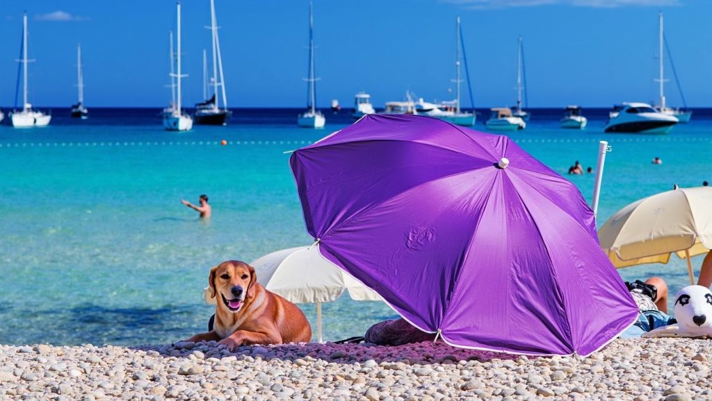 Horizonte desde Dogs friendly beach, Croacia, Korčula