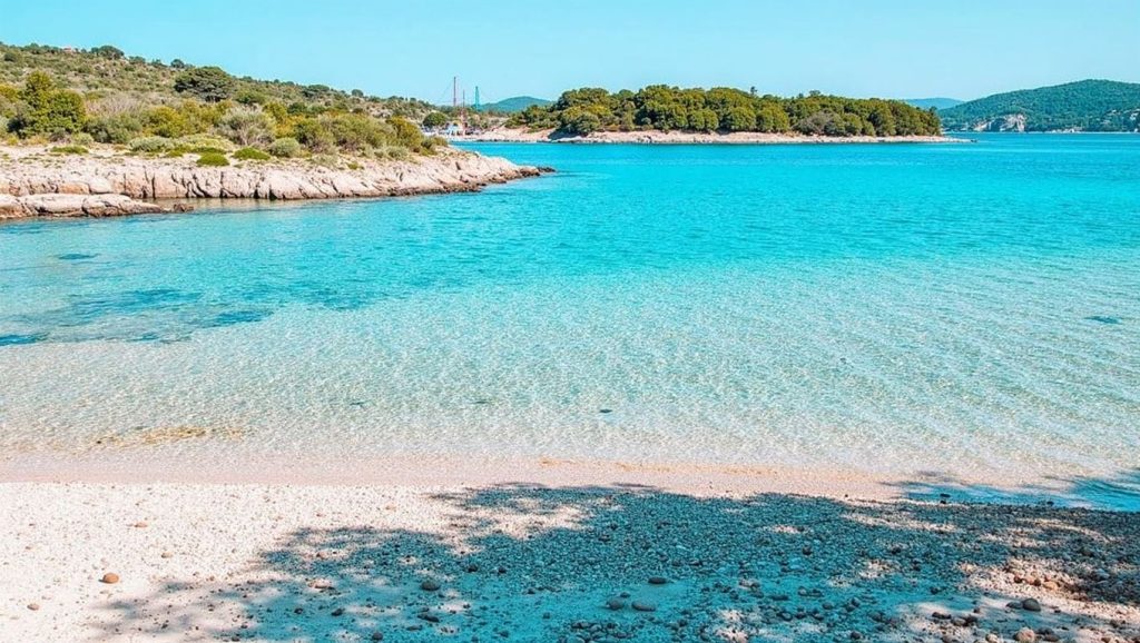 Horizonte desde Dračevice, Croacia, Hvar