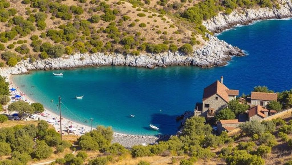 Costa de Grad Stari Grad desde Dubinica, Hvar
