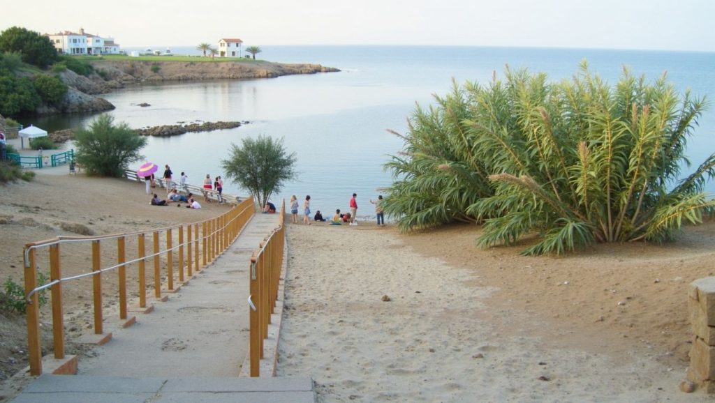 Vista general de Ellines Beach, ?
