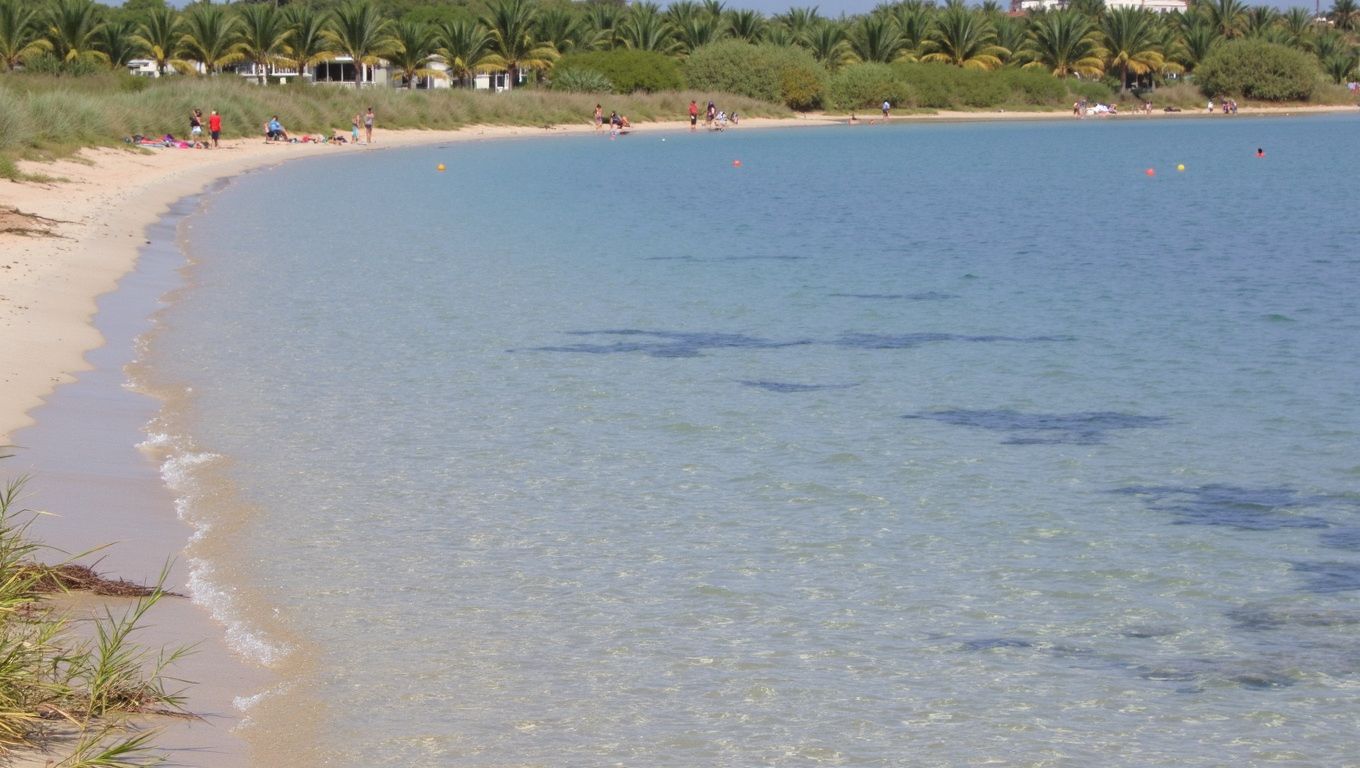 Faros Beach playa tranquila sur Paphos Chipre
