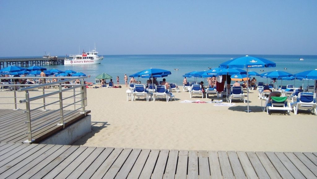 Amplio horizonte marino en Fig Tree Bay, ?